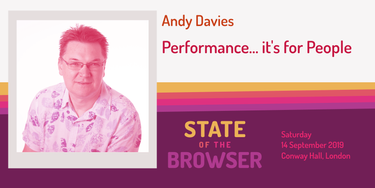 OpenGraph image for 2019.stateofthebrowser.com/speakers/andy-davies/