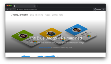OpenGraph image for ahmetalpbalkan.com/blog/microsoft-employee-badge-redesign/
