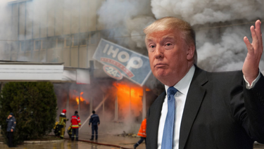 OpenGraph image for babylonbee.com/news/trump-reminds-everyone-theres-nothing-impeachable-about-him-burning-down-an-ihop