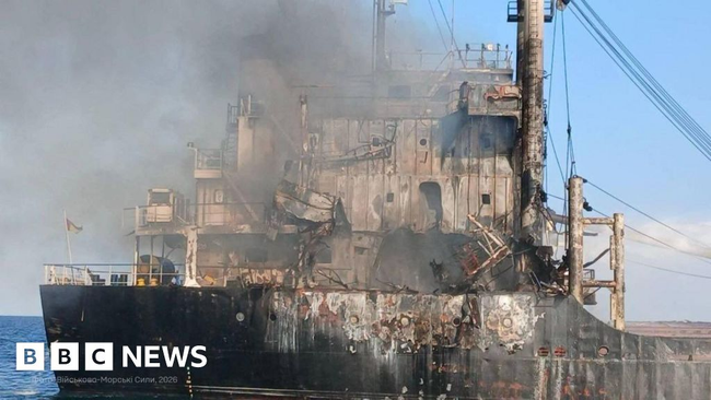 Preview image for: Ten killed as Russian attacks on merchant ships in Black Sea intensify