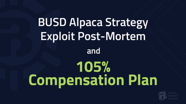 OpenGraph image for bearn-defi.medium.com/bvaults-busd-alpaca-strategy-exploit-post-mortem-and-bearn-s-compensation-plan-b0b38c3b5540