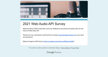 OpenGraph image for bit.ly/webaudio-survey-2021