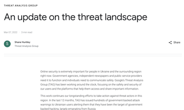 OpenGraph image for blog.google/threat-analysis-group/update-threat-landscape-ukraine/