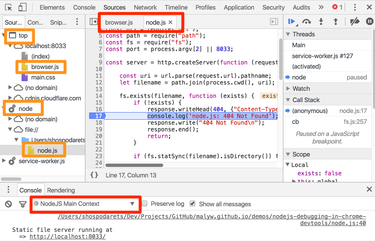 OpenGraph image for blog.hospodarets.com/nodejs-debugging-in-chrome-devtools