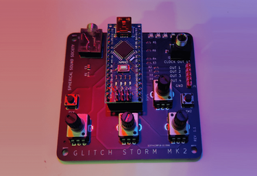 OpenGraph image for blog.tindie.com/2021/11/glitch-storm-mkii-arduino-synthesiser/