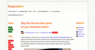 OpenGraph image for blog.tomayac.com/2020/11/04/play-the-chrome-dino-game-on-your-nintendo-switch/