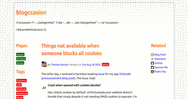 OpenGraph image for blog.tomayac.com/2022/08/30/things-not-available-when-someone-blocks-all-cookies/