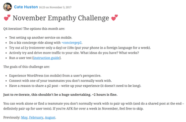 OpenGraph image for cate.blog/2017/11/28/quarterly-rituals-empathy-challenge/