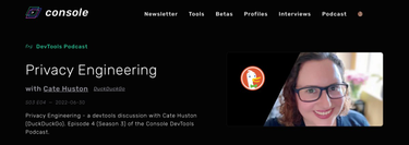 OpenGraph image for cate.blog/2022/07/04/console-devtools-podcast/