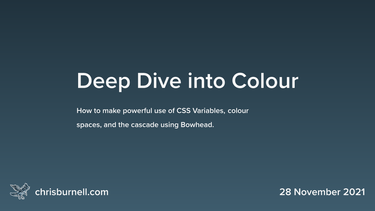 OpenGraph image for chrisburnell.com/article/deep-dive-into-colour/