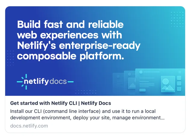 Netlify CLI