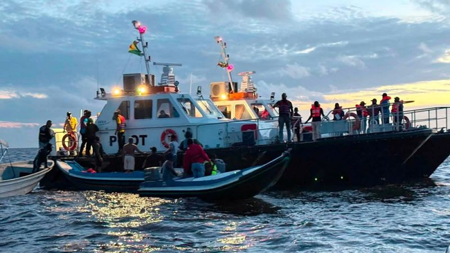 Preview image for: Dozens feared dead after passenger ferry sinks off coast of Guyana | CNN