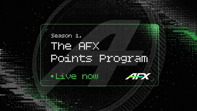 Preview image for: AFX Launches Mainnet Points Program