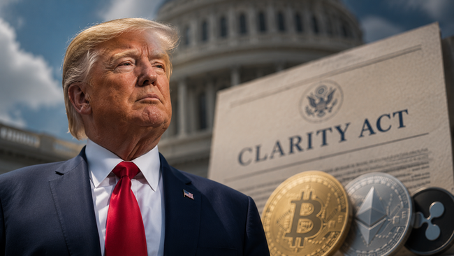 Preview image for: Trump Backs CLARITY Act for Crypto's Future