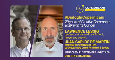 OpenGraph image for copernicani.it/20-years-of-creative-commons-a-talk-with-its-founder/