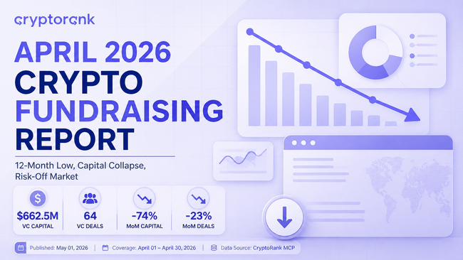 Preview image for: April 2026 Crypto Fundraising Report