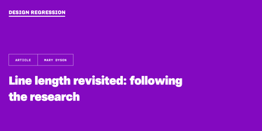 OpenGraph image for designregression.com/article/line-length-revisited-following-the-research