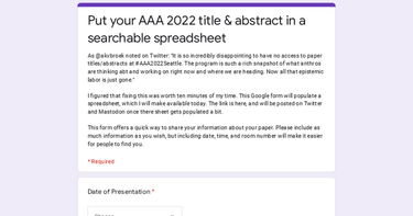 OpenGraph image for docs.google.com/forms/d/e/1FAIpQLSc664kPSPsfsqi7GstRDdcUwTVX346_rajgJHpWq1HTbnTcmw/viewform?usp=fb_send_twt