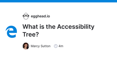 OpenGraph image for egghead.io/lessons/html-5-what-is-the-accessibility-tree