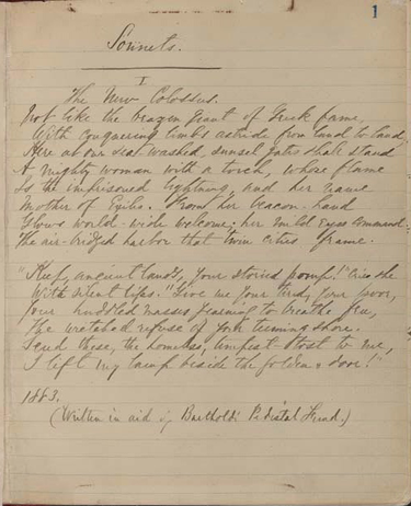 OpenGraph image for en.wikipedia.org/wiki/The_New_Colossus#Contents