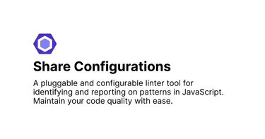 OpenGraph image for eslint.org/docs/developer-guide/shareable-configs