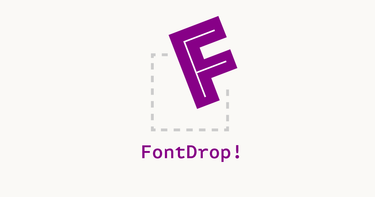 OpenGraph image for fontdrop.info/