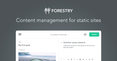 OpenGraph image for forestry.io