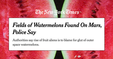 OpenGraph image for futurism.com/new-york-times-watermelons-mars