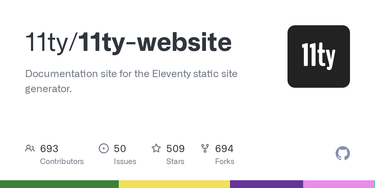 OpenGraph image for github.com/11ty/11ty-website