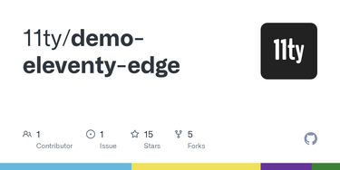 OpenGraph image for github.com/11ty/demo-eleventy-edge
