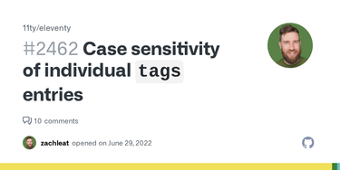 OpenGraph image for github.com/11ty/eleventy/issues/2462