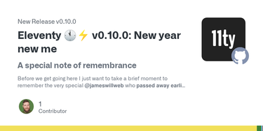 OpenGraph image for github.com/11ty/eleventy/releases/tag/v0.10.0