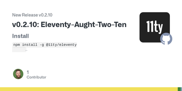 OpenGraph image for github.com/11ty/eleventy/releases/tag/v0.2.10