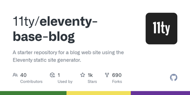 OpenGraph image for github.com/11ty/eleventy-base-blog