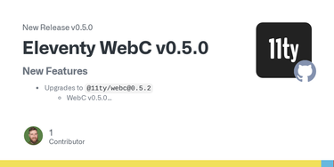 OpenGraph image for github.com/11ty/eleventy-plugin-webc/releases/tag/v0.5.0