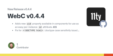 OpenGraph image for github.com/11ty/webc/releases/tag/v0.4.4