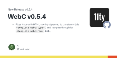 OpenGraph image for github.com/11ty/webc/releases/tag/v0.5.4