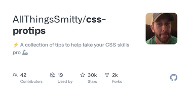 OpenGraph image for github.com/AllThingsSmitty/css-protips