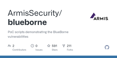 OpenGraph image for github.com/ArmisSecurity/blueborne