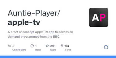 OpenGraph image for github.com/Auntie-Player/apple-tv#readme
