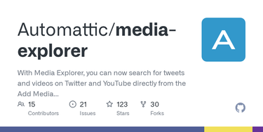 OpenGraph image for github.com/Automattic/media-explorer
