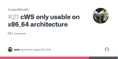 OpenGraph image for github.com/ClusterWS/cWS/issues/21