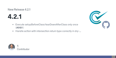 OpenGraph image for github.com/Codeception/Codeception/releases/tag/4.2.1