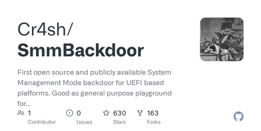 OpenGraph image for github.com/Cr4sh/SmmBackdoor