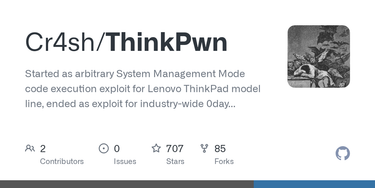 OpenGraph image for github.com/Cr4sh/ThinkPwn