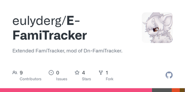 OpenGraph image for github.com/EulousDev/E-FamiTracker