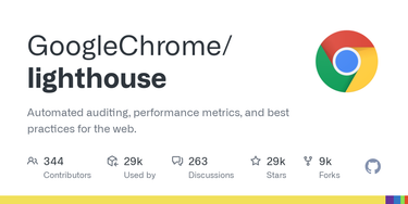 OpenGraph image for github.com/GoogleChrome/lighthouse