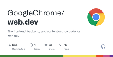 OpenGraph image for github.com/GoogleChrome/web.dev/issues