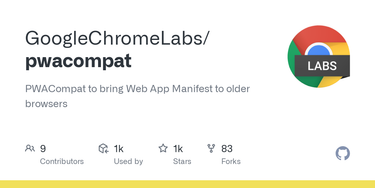 OpenGraph image for github.com/GoogleChromeLabs/pwacompat
