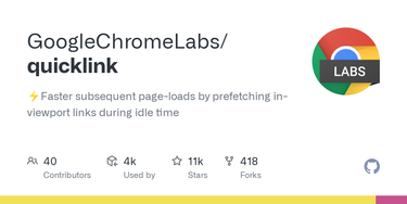 OpenGraph image for github.com/GoogleChromeLabs/quicklink